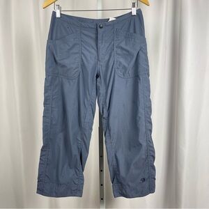 Mountain Hardwear Women's Size 6 Steel Blue Hiking Outdoor Capri Crop Pants Gorp